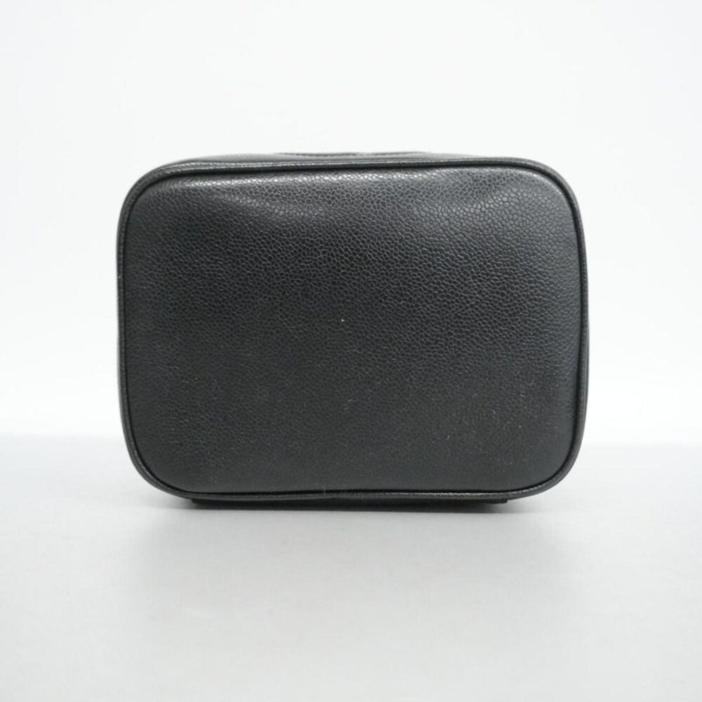 Chanel Vanity Black Leather Clutch Bag (Pre-Owned) - Picture 3 of 12